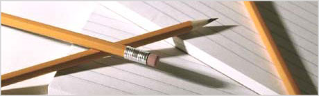 Pencil and paper Pencil and paper